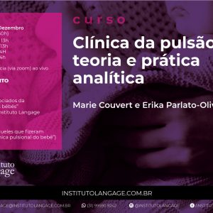 Curso Clínica da Pulsão: teoria e prática analítica (Setembro a Dezembro/2020)