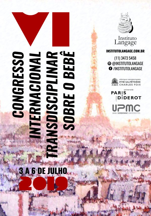 Especial: Taxa de Inscrição Profissional - VI Seminário Internacional Transdisciplinar sobre o Bebê (Paris - Julho/2019)