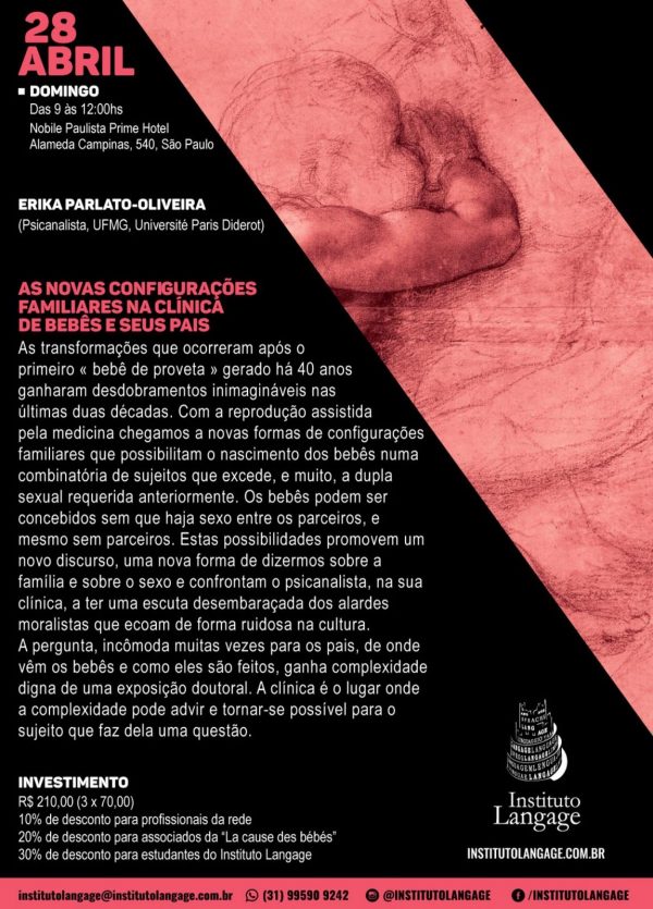 Curso As Novas Configurações Familiares na Clínica de Bebês e seus Pais (São Paulo – Abril/2019)