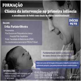 Matrícula do Curso de Formação: Clínica da Intervenção na Primeira Infância (São Paulo – Março/2016)