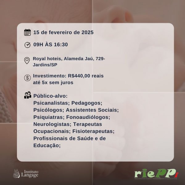 Curso Atuação Precocíssima com Bebês e seus Pais - com Marie Christine Laznik - Image 2