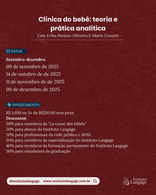 Curso Internacional - Clínica do bebê: teoria e prática analítica - Image 2