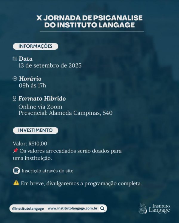 X Jornada do Instituto Langage - Image 2