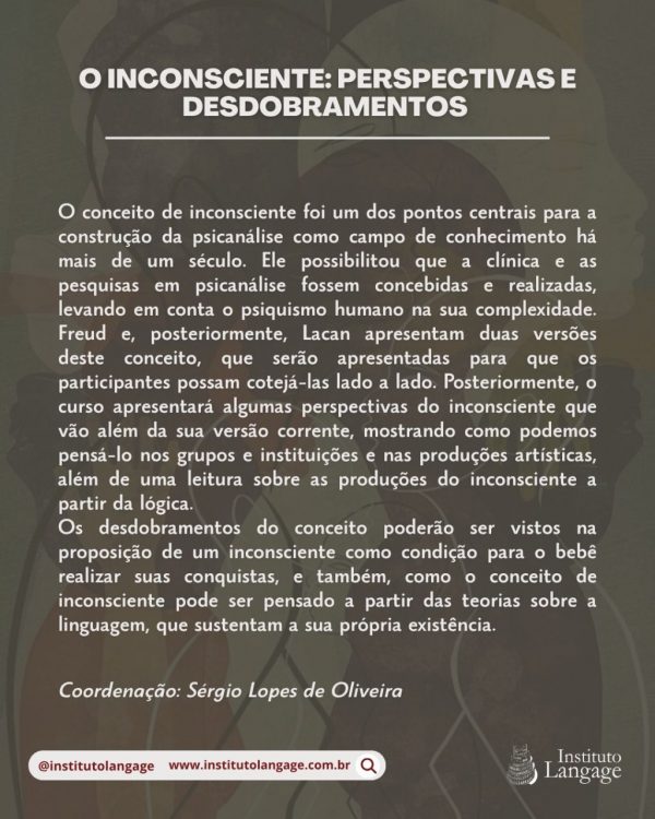 Curso O Inconsciente: Perspectivas e Desdobramentos - Imagem 2