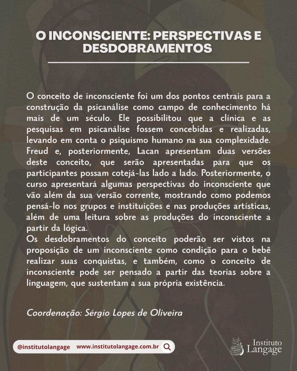 Curso O Inconsciente: Perspectivas e Desdobramentos - Imagem 2
