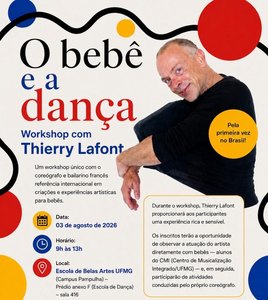 O Bebê e a Dança | Workshop com Thierry Lafont
